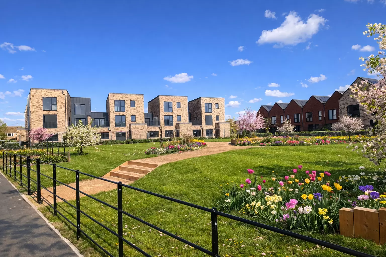 Exterior shot of the new home in West Bridgford     